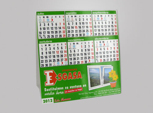 ESPRINTA calendario de mesa