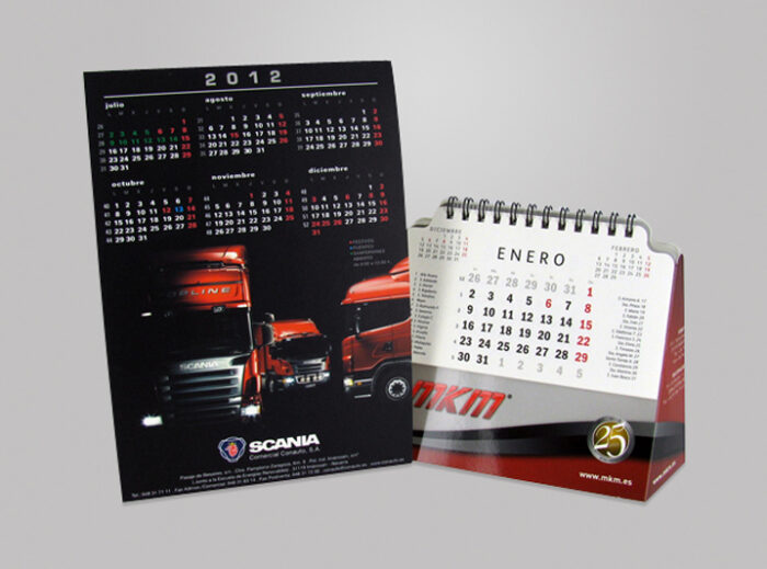 ESPRINTA calendario de mesa